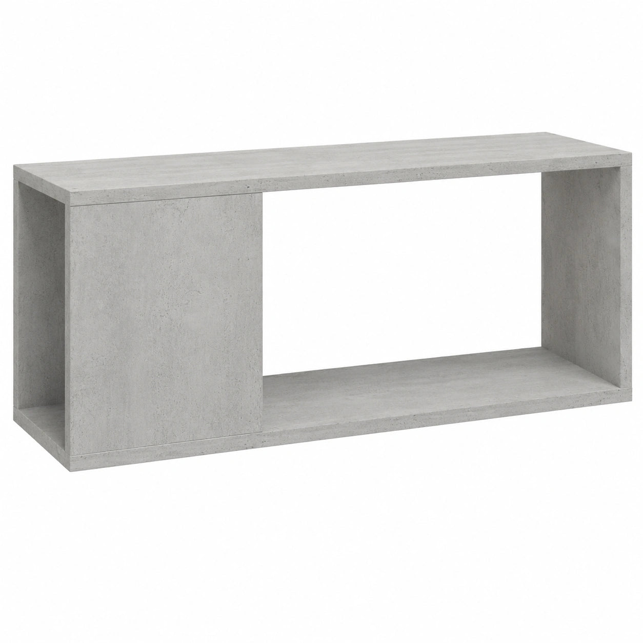 Mesa de TV Moderna Gris de 80 cm para Salón y Dormitorio