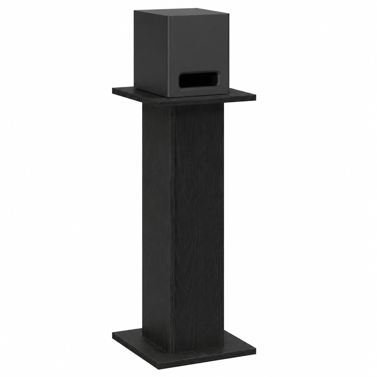Pareja de Soportes para Altavoces en Roble Negro 95 cm, Muebles Modernos para Salón