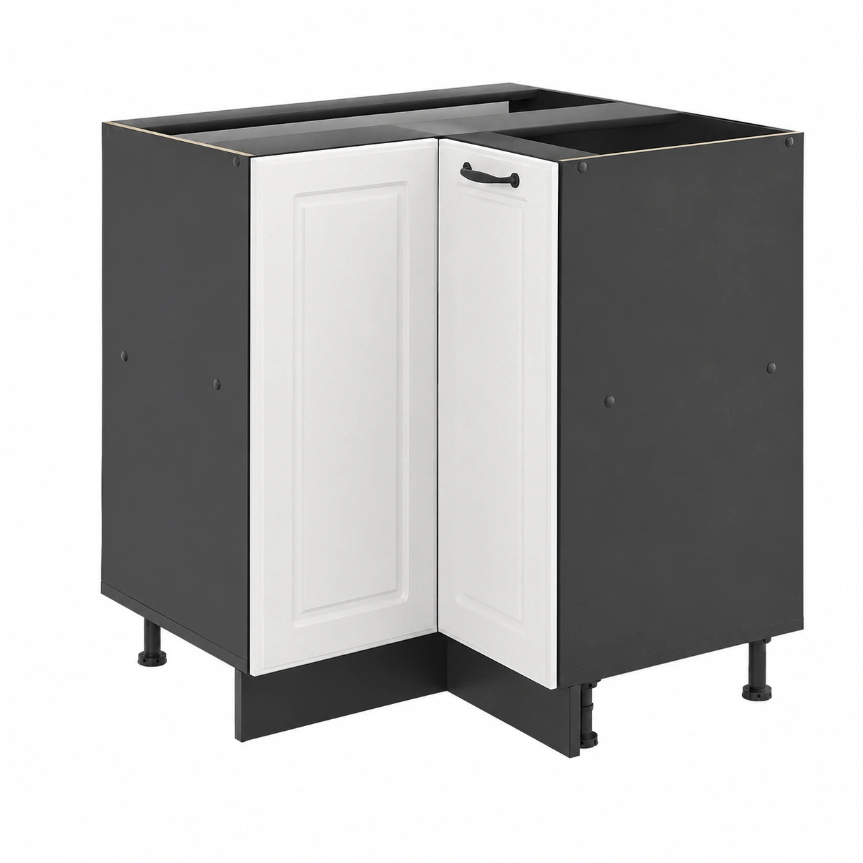 Vicco Armario de Esquina R-Line Blanco, 75.6 cm sin Encimera para Cocina Modular