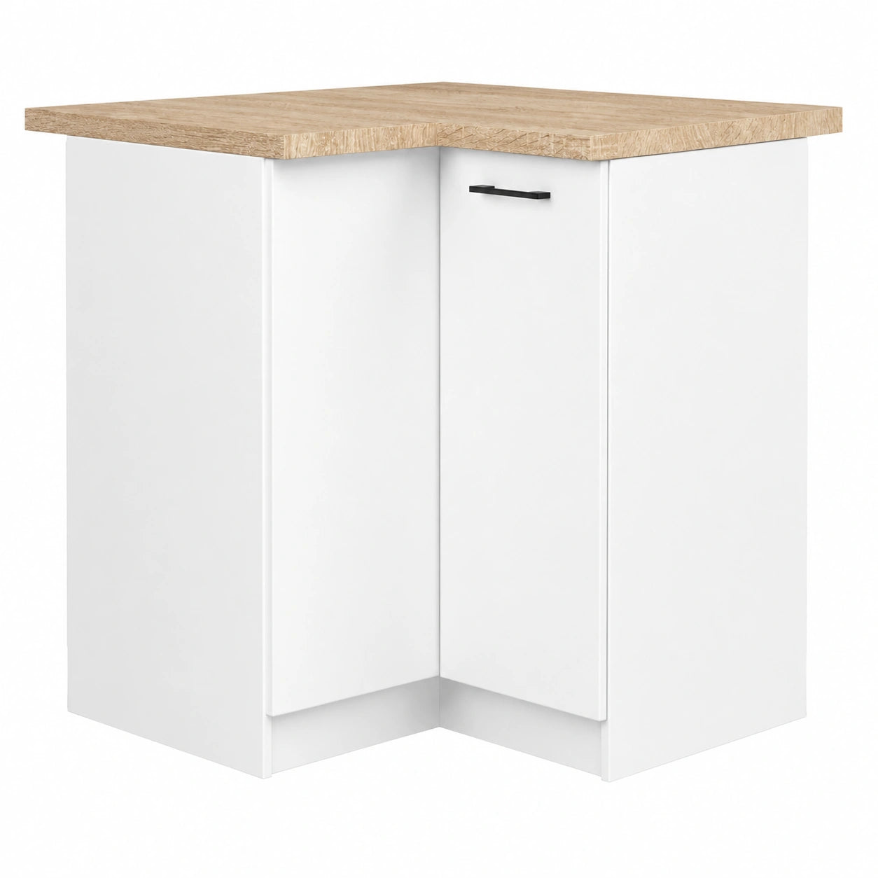 AKORD | Módulo de Cocina Esquinero con Encimera Oliwia S90 | Armario Blanco 46x90x85 cm