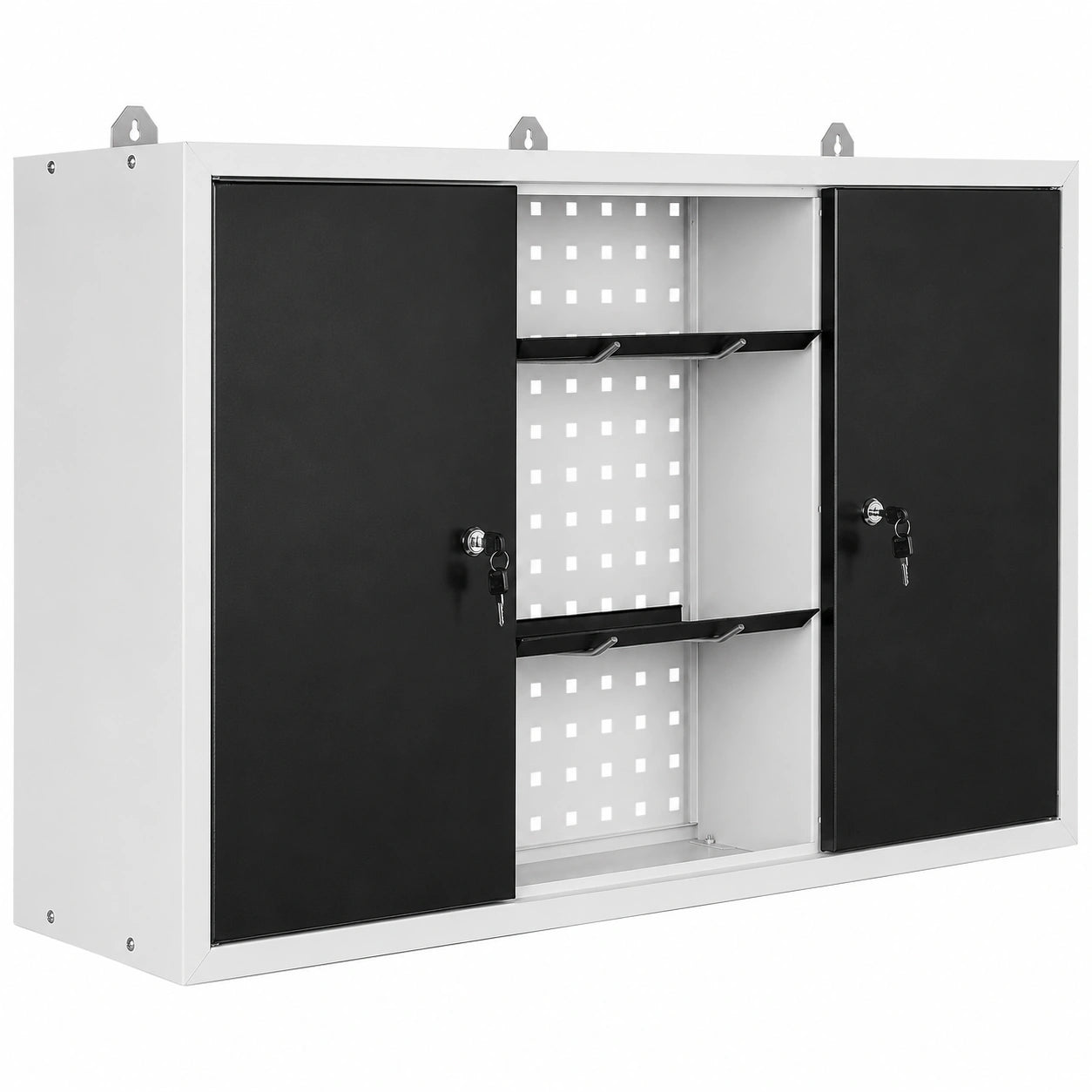 Armario de Pared para Taller con Almacenamiento de Herramientas